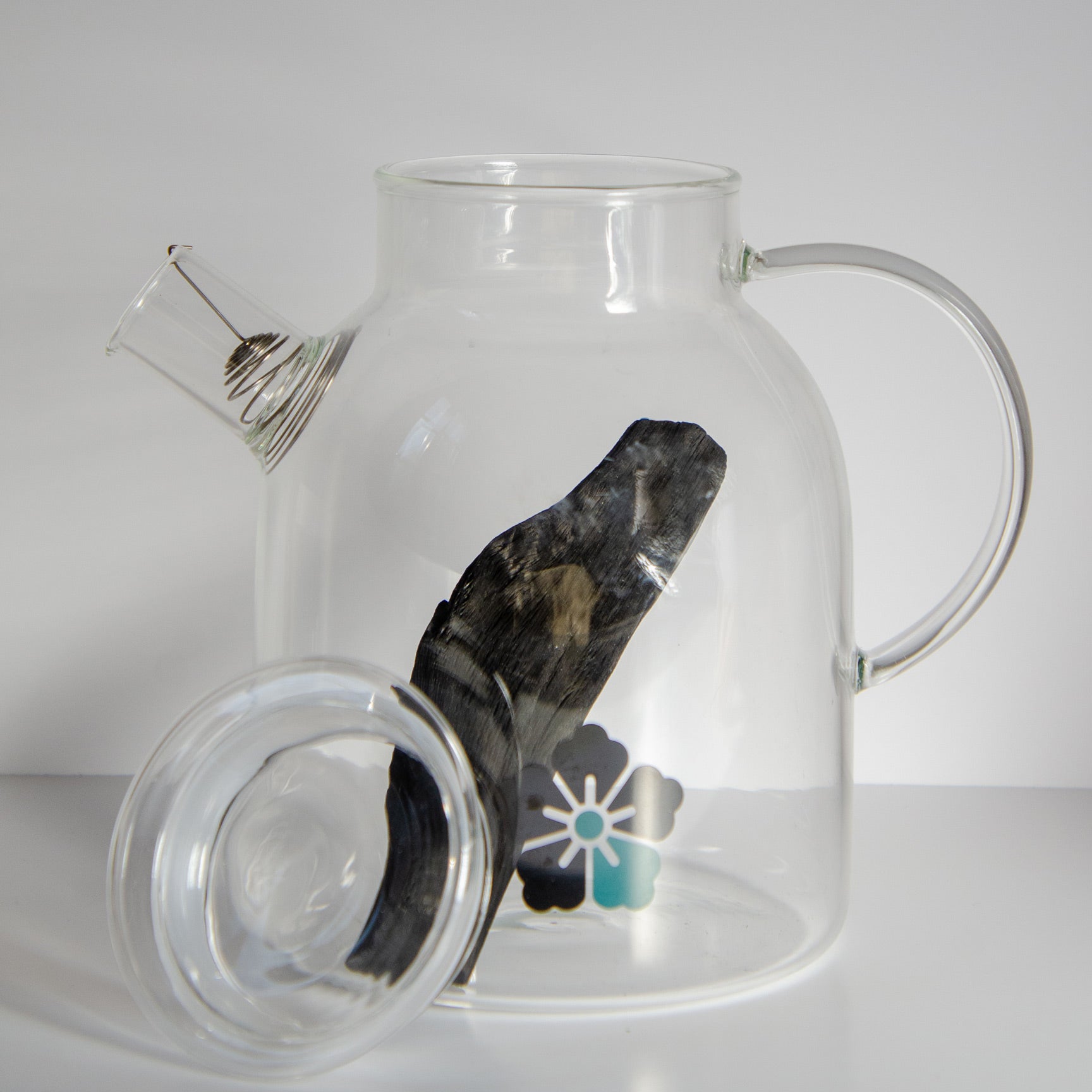 Carafe filtrante en verre + 1 charbon Binchotan bio – Bijin